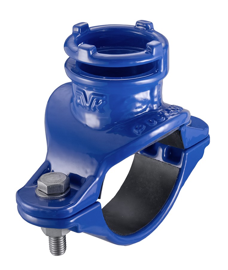 AVK SUPA LOCK™ TAPPING SADDLE, PN 16 for cast iron, ductile iron and steel pipes