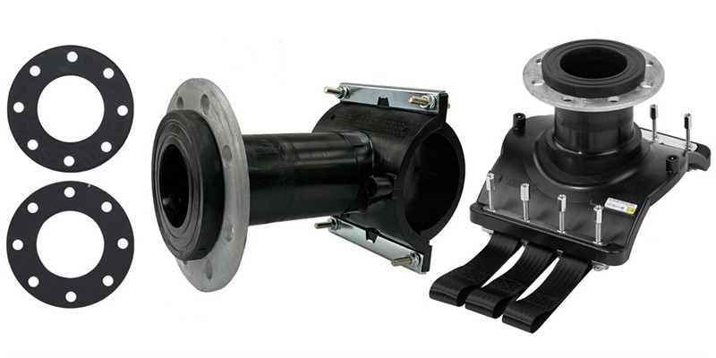 Electrofusion Flanged Branch Saddle with Underclamp