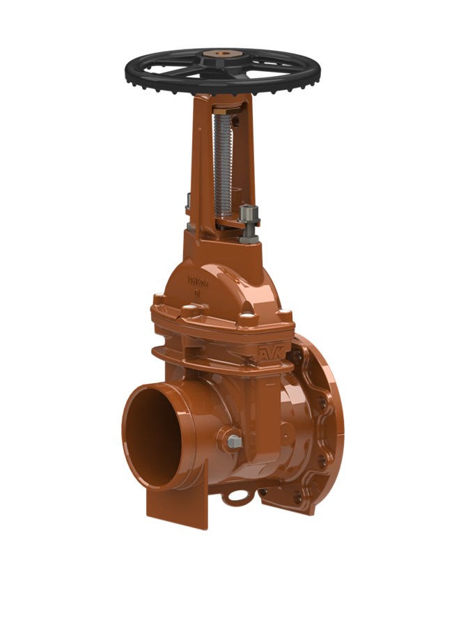 AVK FIRE PROTECTION GATE VALVE, GR/FL, OS&Y, UL/FM - American AVK