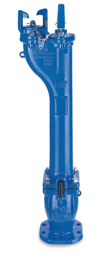 The AVK underground hydrant is available with either single shut-off or double shut-off system.